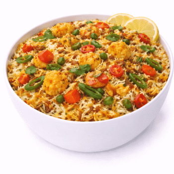 Vegetarian biryani