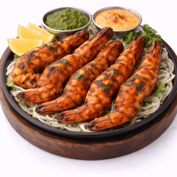 Tandoori king prawn