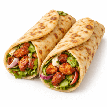 Chicken tikka roll