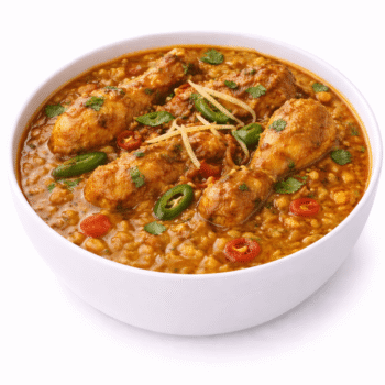Chicken dal ghosht